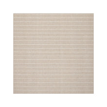 Square Tan Ivory Color Hand Woven Herringbone New Zealand Wool Contemporary Oriental Rug