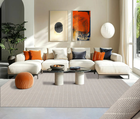 LoomBloom Multi Size Gray Hand Woven Contemporary Herringbone  New Zealand Wool  Oriental Area Rug