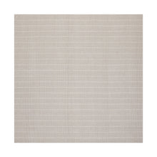 Square Gray Ivory Color Hand Woven Herringbone New Zealand Wool Contemporary Oriental Rug