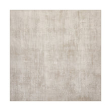 Square Gray Beige Color Hand Tufted Textured New Zealand Wool Contemporary Oriental Rug