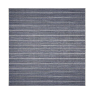 LoomBloom Multi Size Navy Hand Woven Contemporary Herringbone Flatweave New Zealand Wool  Oriental Area Rug