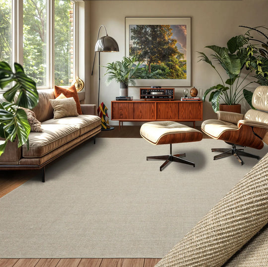 LoomBloom Multi Size Tan Hand Woven Textured Modern Flatweave Sisal Oriental Area Rug