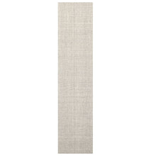 Runner Ivory Gray Color Hand Tufted Textured New Zealand Wool Modern Oriental Rug