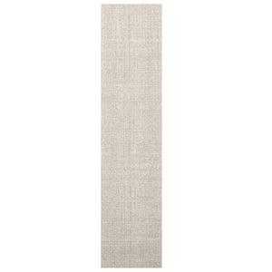 Runner Ivory Gray Color Hand Tufted Textured New Zealand Wool Modern Oriental Rug