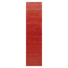 Runner Coral Color Hand Tufted Designer Rug Wool Modern & Contemporary Oriental Rug