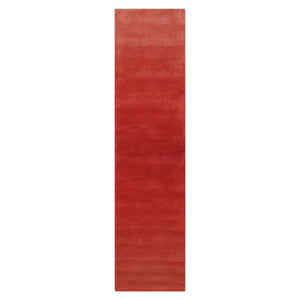 Runner Coral Color Hand Tufted Designer Rug Wool Modern & Contemporary Oriental Rug