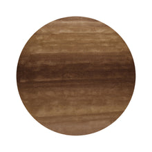 Round Brown Camel Color Hand Tufted Designer Rug Wool Modern & Contemporary Oriental Rug