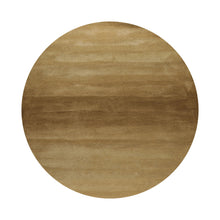 Round Pistacchio Color Hand Tufted Designer Rug Wool Modern & Contemporary Oriental Rug