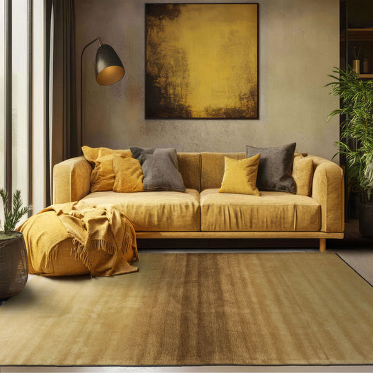 loomBloom Multi Size Pistacchio Hand Tufted Wool Modern & Contemporary Ombre Designer Rug  Oriental Area Rug