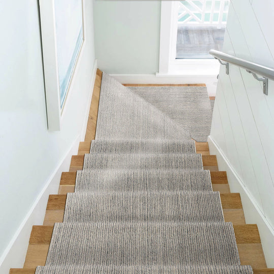 Beige Custom Size Stair/Hallway Runner Handmade Wool Rug 31 inch Wide Select Your Length upto 30 feet