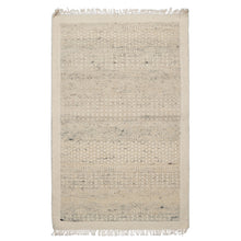 3x5 Ivory, Gray, Color Hand Woven Tribal Wool Modern Oriental Rug