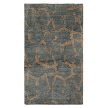3x5 Blue, Baige, Slate Color Hand Knotted Tibetan Wool Modern Oriental Rug