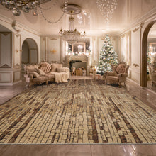 10x14 Beige, Tan, Brown Color Hand Knotted Peshawar Wool Traditional Oriental Rug