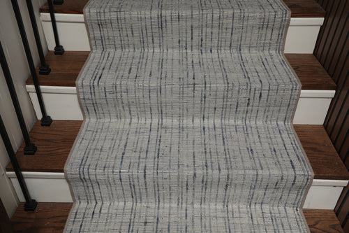 Multi Size Silver Gray Slate Color Hand Woven Flatweave Wool and Polyster Modern Oriental Rug