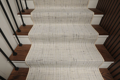 Multi Size Ivory  Gray Beige Color Hand Loomed Flatweave Wool and Polyster Modern Oriental Rug