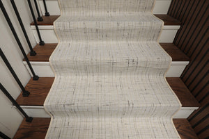Multi Size Ivory  Gray Beige Color Hand Loomed Flatweave Wool and Polyster Modern Oriental Rug
