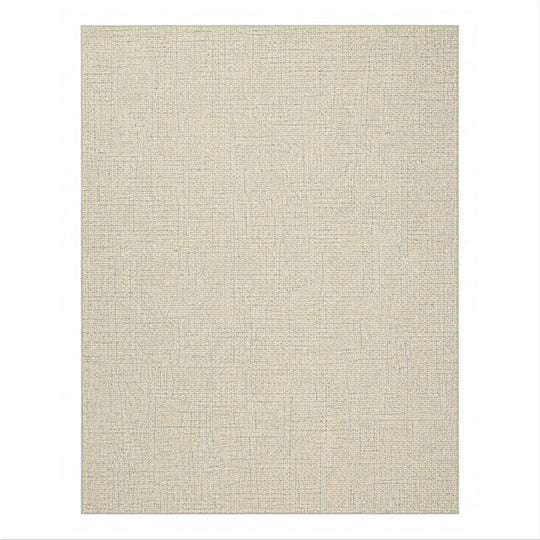 Multi Size Hand Loomed Wool Ivory, Blue Berber Contemporary Handmade Rug
