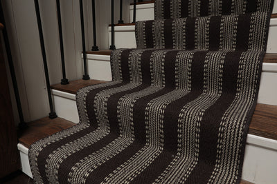 Multi Size Chocolate Ivory Color Hand Woven Flatweave Wool Modern Oriental Rug