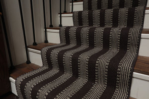 Multi Size Chocolate Ivory Color Hand Woven Flatweave Wool Modern Oriental Rug