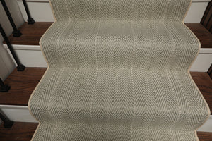 Multi Size Sage Ivory Color Hand Loomed Flatweave Wool Modern Oriental Rug