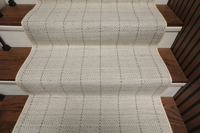 Multi Size Ivory  Gray Color Hand Loomed Flatweave Wool Contemporary Oriental Rug
