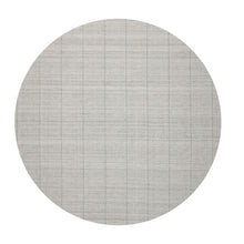 Multi Size Ivory  Gray Color Hand Loomed  Wool Geometric Oriental Rug