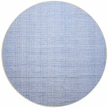 Multi Size Tone on Tone Blue Color Hand Loomed Berber Wool Contemporary Oriental Rug