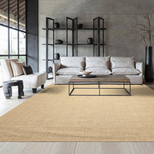 Multi Size Beige Tan Color Hand Loomed Berber Wool Contemporary Oriental Rug
