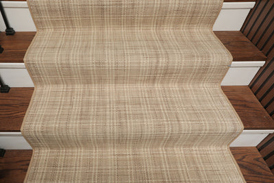 Multi Size Beige Ivory Taupe Color Hand Loomed Flatweave Wool Modern Oriental Rug
