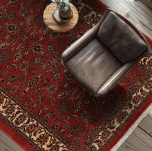 3'5''x6'3'' Hand Knotted Wool & Silk Burnt Orange Bidjar Traditional 300 KPSI Plush Pile Rug