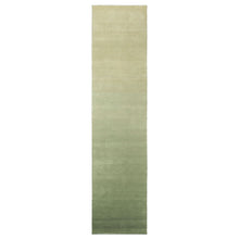 Multi Size Mint Ombre Color Hand Loomed Ombre Wool Modern & Contemporary Oriental Rug