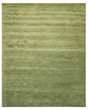 8x10 Warm Green, , Color Hand Woven  100% Wool Modern & Contemporary Oriental Rug