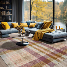Multi Size Plum Gray Gold Color Hand Tufted  Wool Modern & Contemporary Oriental Rug