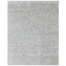 8x10 Tone on Tone Gray, , Color Hand Knotted Oushak Wool Transitional Oriental Rug