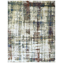 9x12 Beige, Gray, Rust Color Power Loom Oushak Wool Modern Oriental Rug