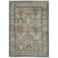 10x14 Gray, Moss, Rose Color Hand Knotted Oushak Wool Arts and Crafts Oriental Rug