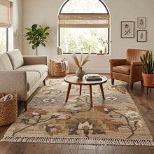 Multi Size Tan Brown Sage Color Hand Woven Kilim Jute Traditional Oriental Rug