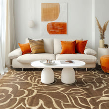 8x10 Hand Knotted Wool & Pure Silk Moss, Premium Tibetan Modern & Contemporay Tibetano Designer Rug