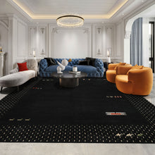 8x11 Black, Ivory, Green Color Hand Knotted Gabbeh Wool Modern & Contemporary Oriental Rug