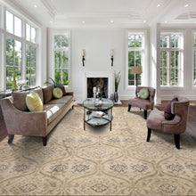 9x12 Gray, Taupe, Slate Color Hand Knotted Tibetan Wool Transitional Oriental Rug