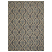 10x14 Silver, Gray, Blue Color Hand Knotted Tibetan Wool Transitional Oriental Rug