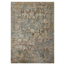 6x9 Gray, Ivory, Aqua Color Hand Knotted Sherpa Wool & Bamboo Silk Modern Oriental Rug