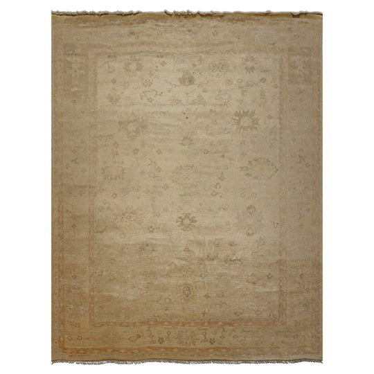 8'11''x11'8'' Hand Knotted Wool Rug Beige, Tan Traditional Oushak