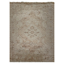 9x12 Beige, Brown, Peach Color Hand Knotted Oushak Bamboo Silk Traditional Oriental Rug