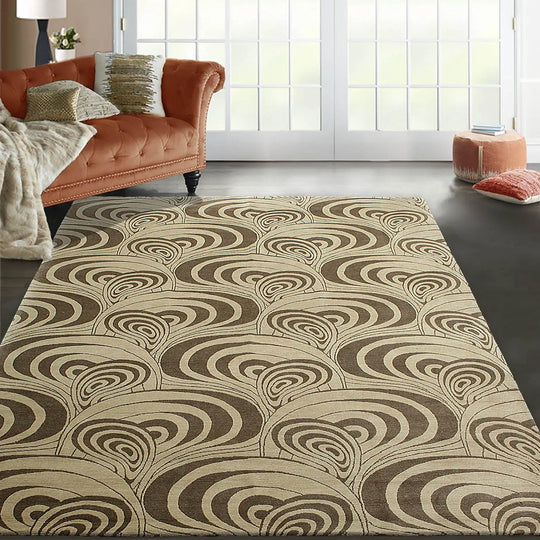 Hand Knotted 100% Wool Traditional Tibetan Oriental Area Rug 6'3" x 8'10"