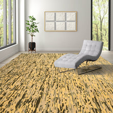 8' x 10' High end Wool Full Pile Tibetan Hand Knotted Area Rug Modern 8x10 Pale Yellow