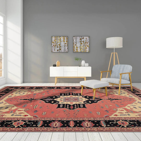 9'1"’ x 12’1" Hand Knotted Romanian Herizz 100% Wool Oriental Area Rug Rose