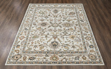 loomBloom Multi Size Ivory Hand Tufted Handmade Modern & Contemporary Floral Wool Oriental Area Rug