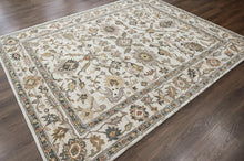 loomBloom Multi Size Ivory Hand Tufted Handmade Modern & Contemporary Floral Wool Oriental Area Rug