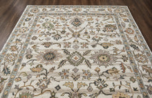 loomBloom Multi Size Ivory Hand Tufted Handmade Modern & Contemporary Floral Wool Oriental Area Rug